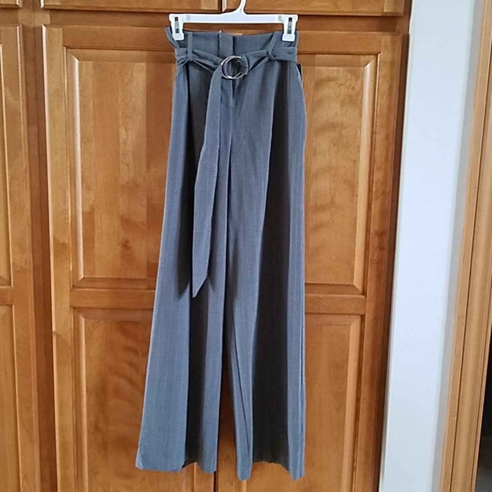 Mossimo grey dress high waisted wide leg pants